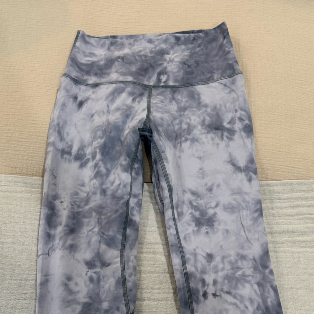 lululemon athletica Gray Tie-Dye Leggings